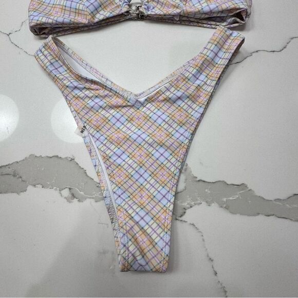 Plaid Bikini 2 piece - Picture 2 of 5
